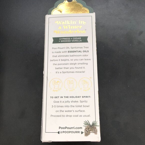 Poo~Pourri Holiday Bundle Frosty Flush & Oh,Spritzmas Tree 2/2 oz - Picture 4 of 4